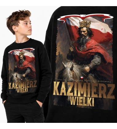 BLUZA DZIECIĘCA PATRIOTYCZNA Kazimierz Wielki